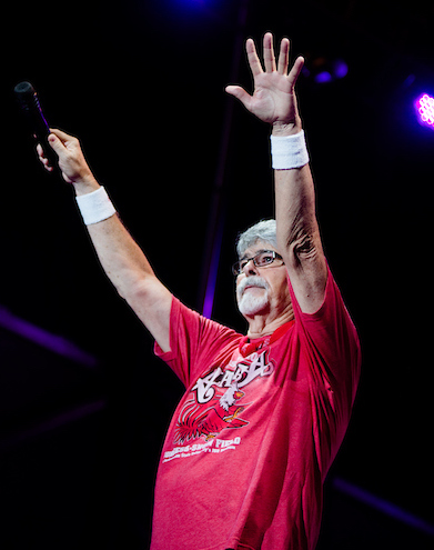 Randy Owen performs on JSU's campus. 